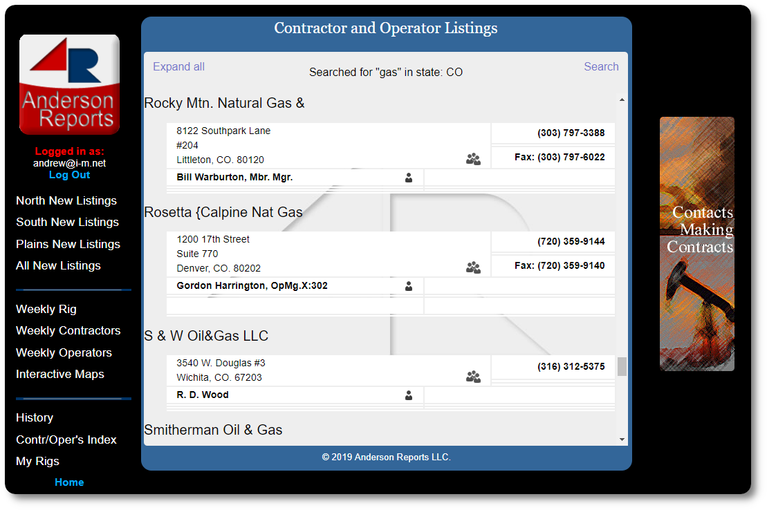 click to zoom Contacts Directory Example